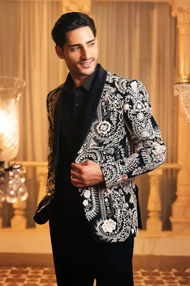 Black Legacy Hand-Embroidered Tuxedo