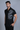 Black Hand Embroidered Cut Dana Work Dragon Shirt
