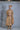 Dark Beige High Collar Silk Sherwani Set