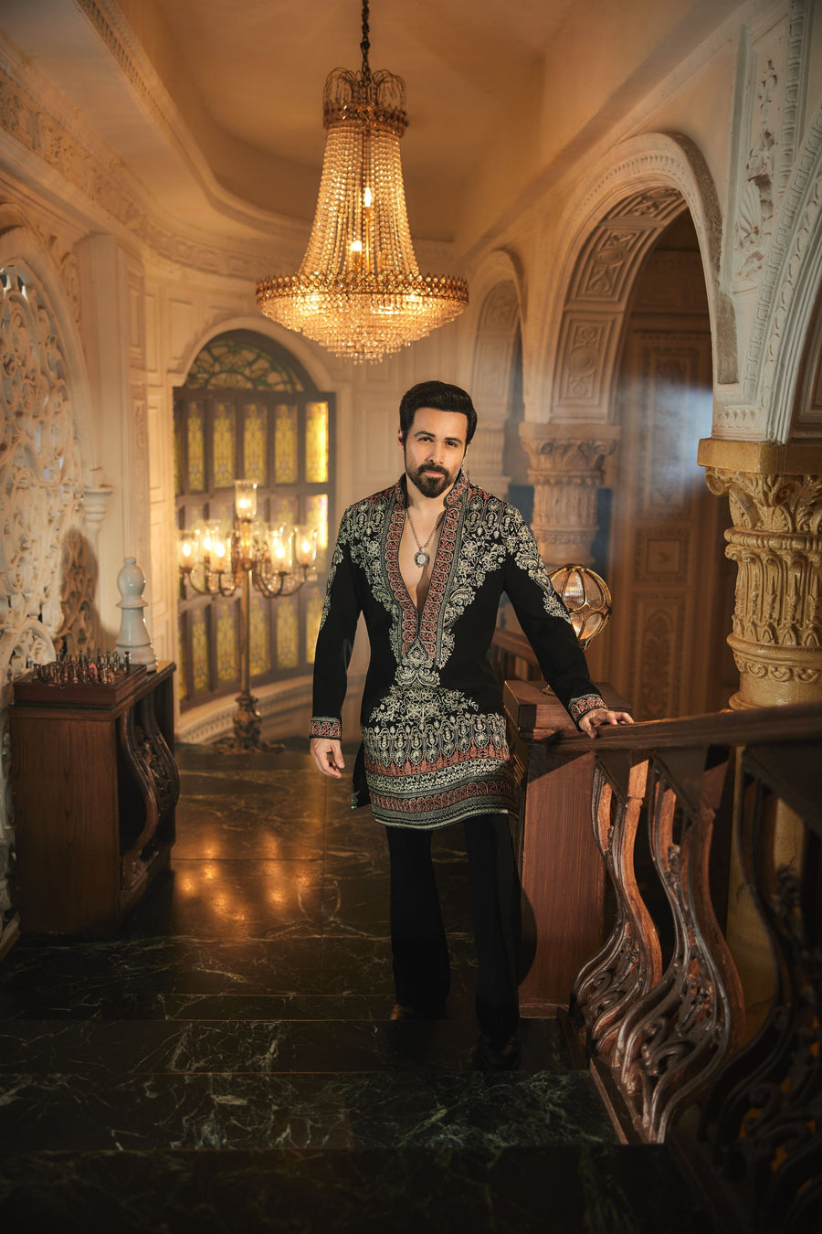 A regal edge kurta with Emraan Hashmi