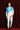 Ivory blue flow tuxedo set - Bharat Reshma
