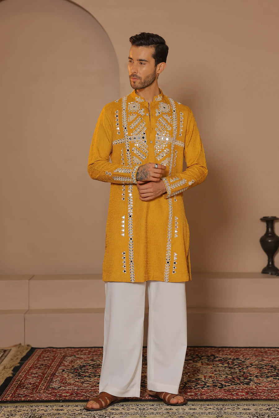 Sunlit Mirror Kurta Set