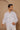 White linen puff embroidery jacket - Bharat Reshma