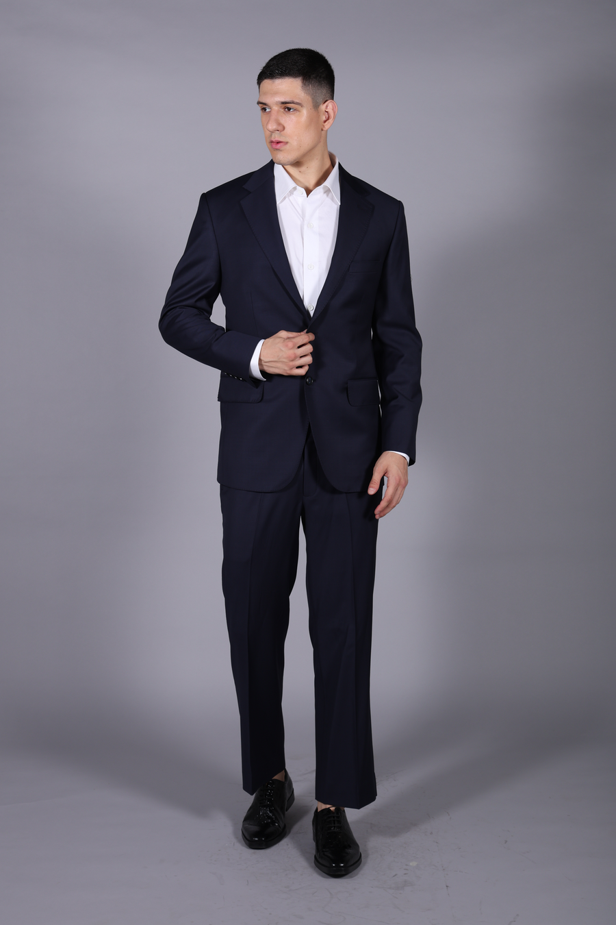 Classic Navy tones Notch Lapel Suit Set