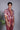 Peach 2 Piece in Linen base with Resham embroidery