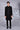 Designer black Indo-western paired with kurta and pants