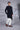 Designer Navy Blue Drape style indo-western
