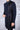 Designer Navy Blue Drape style indo-western