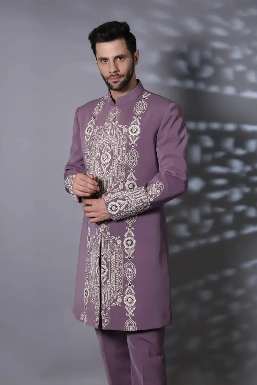Konark embroided kurta with resham threadwork