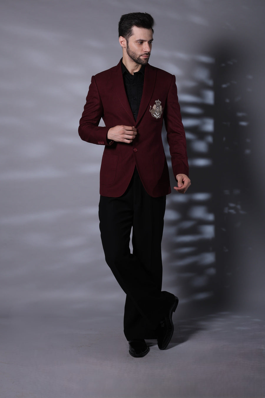 Heritage Elegance Maroon Blazer