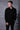 Black Glamorous Shine Embroided Motif Shirt