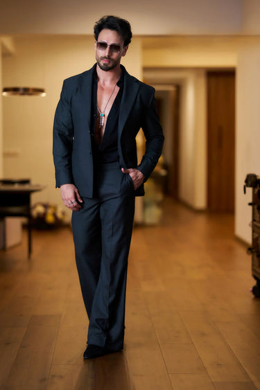 Tiger Shroff Wearing Our Classic Grey Italian Suit