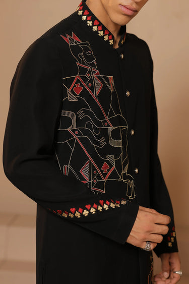 King of Hearts Kurta Set - Bharat Reshma
