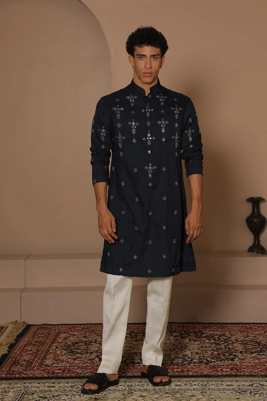Midnight Mirror Kurta Set