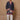 Navy bloom kurta set - Bharat Reshma