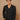 Black Double satin attached scarf style shirt - Bharat Reshma