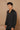 Black Double satin attached scarf style shirt - Bharat Reshma