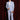 Grey bloom tuxedo set - Bharat Reshma