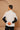 Black & White thread embroidery patch work Shirt - Bharat Reshma