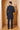 Navy blue wild royal indowestern set - Bharat Reshma