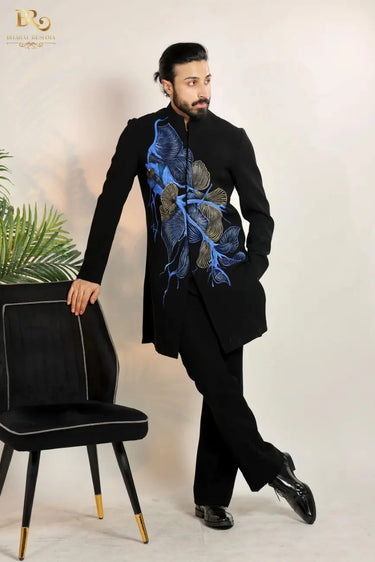Our classic hand-painted indo-western set