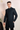 Blue Jacquard Indo Western Set for Men