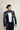Blue Embroidered Cutdana Work Tuxedo Set