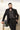 Black Embroidered Cutdana Work Tuxedo Set