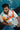 Men's White Shirt with Multicolor Digital Print