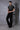Black Half Sleeve Thread Embroided Shirt