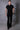 Black Half Sleeve Elegant Pleats Design Shirt