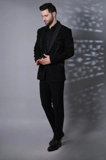 Black Detailed Tuxedo
