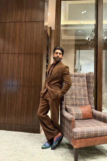 Taha Shah Badussha in Our Brown Suit