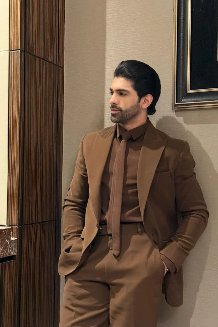 Taha Shah Badussha in Our Brown Suit