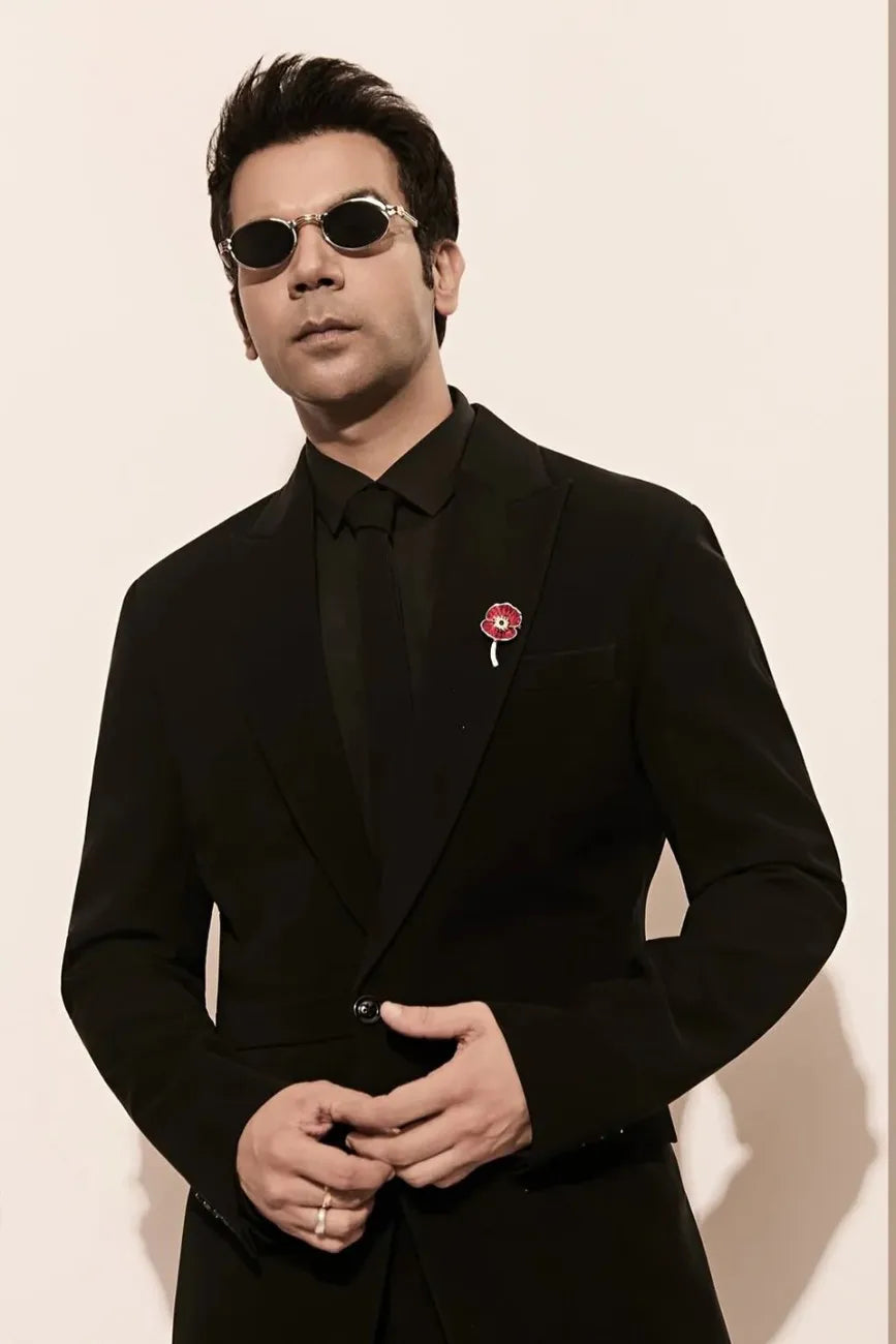 Raj Kumar Rao in Black Suit Set