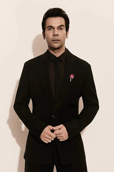 Raj Kumar Rao in Black Suit Set